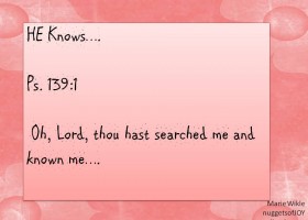 he knows