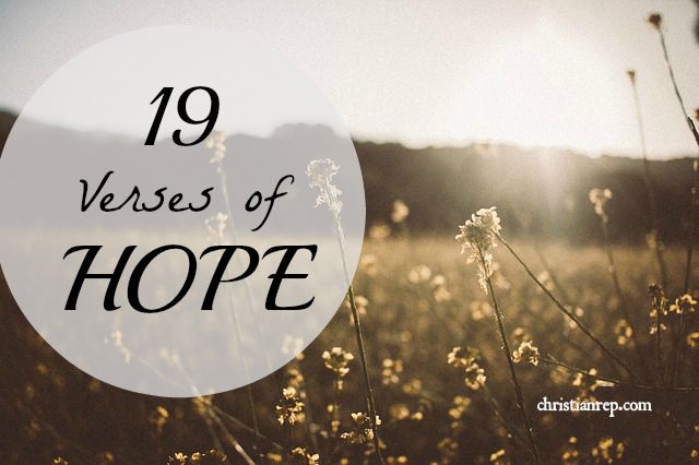 19 verses of hope